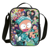 Wholesale Lunch Bag Cartoon Nintama Rantarou Print School Thermal Bag For Meal