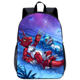 YOIYEN Wholesale Backpack Kids Digimon Digital Monster School Bag For Boy And Girl