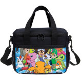 Wholesale Lunch Bag Anime Cartoon Digimon Digital Monster Kids Tote Thermal Bag