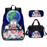 YOIYEN Nintama Rantarou Backpack Set Wholesale School Bag With Lunch Bag 3 In 1