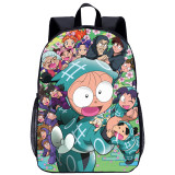 YOIYEN Wholesale Anime Backpack Nintama Rantarou Print Polyester School Bag For Kids