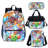 YOIYEN Wholesale 4 PCS School Bag Set Digimon Digital Monster Cartoon Backpack For Kids