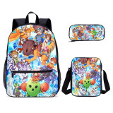 YOIYEN Wholesale Kids Student Digimon Digital Monster Backpack Set With Messenger Bag