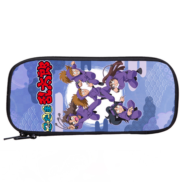 Wholesale Cartoon Pencil Bag Nintama Rantarou Print Anime Pencil Box