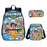 YOIYEN Wholesale Kids Student Digimon Digital Monster Backpack Set With Messenger Bag