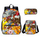 YOIYEN Wholesale Kids Student Digimon Digital Monster Backpack Set With Messenger Bag