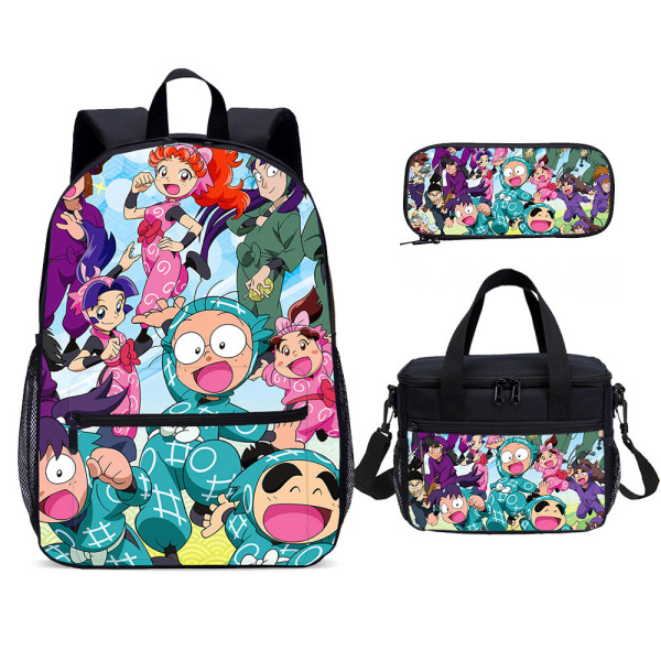 YOIYEN Nintama Rantarou Backpack Set Wholesale School Bag With Lunch Bag 3 In 1