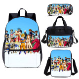 YOIYEN Wholesale Backpack Set 4 PCS Cartoon Inuyasha School Bag With Lunch Bag 4 In 1