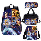 YOIYEN Wholesale Saint Seiya Backpack Set 4 PCS Cartoon Kids School Bag With Lunch Bag