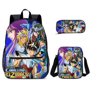 YOIYEN Wholesale Saint Seiya School Backppack Set Cartoon School Bag With Satchel For Children