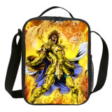 Wholesale School Lunch Bag Saint Seiya Small Tote Thermal Bag For Kids