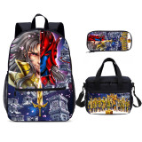 YOIYEN Saint Seiya School Bag Set Wholesale Boy And Girl School Backpack 3 In 1
