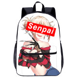 YOIYEN Wholesale Cartoon Backpack Teenager Sugoi Senpai Waifu Material School Bag For Boy And Girl