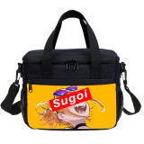 Wholesale Sugoi Senpai Waifu Material Lunch Bag Anime Cartoon Kids Tote Thermal Bag For 2 Person