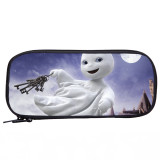 Wholesale The Little Ghost School Pencil Bag Cartoon Print Roomy School Pencil Box For Boy