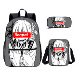 YOIYEN Wholesale Sugoi Senpai Waifu Material School Backppack Set Cartoon School Bag With Satchel For Children