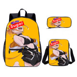 YOIYEN Wholesale Sugoi Senpai Waifu Material School Backppack Set Cartoon School Bag With Satchel For Children
