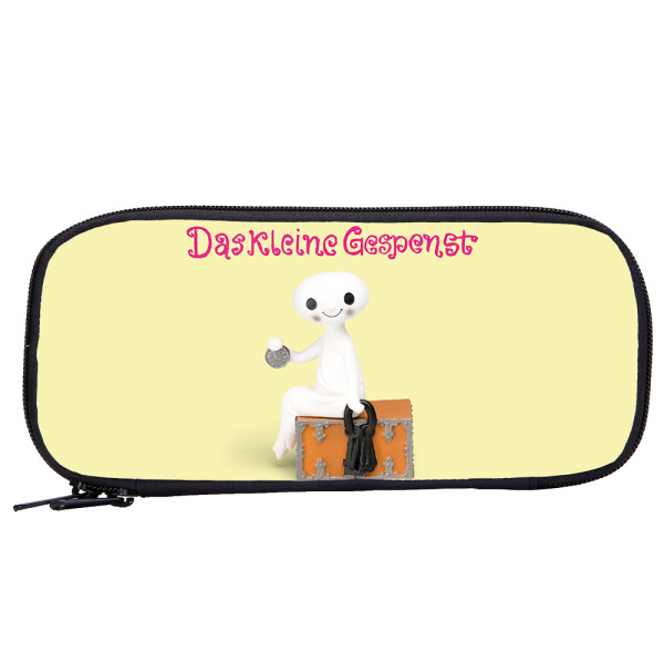 Wholesale The Little Ghost School Pencil Bag Cartoon Print Roomy School Pencil Box For Boy