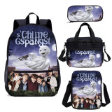YOIYEN Wholesale The Little Ghost Backpack Set 4 PCS Cartoon Chil School Bag With Lunch Bag