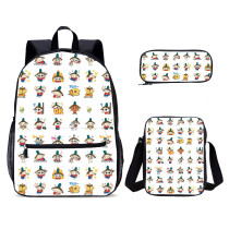 YOIYEN Wholesale Prince Mackaroo School Backppack Set Cartoon School Bag With Satchel For Children