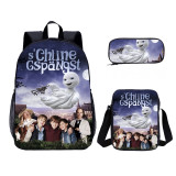 YOIYEN Wholesale 3 PCS School Bag The Little Ghost Cartoon Print Boy School Backpack Set