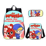 YOIYEN Wholesale 3 PCS School Bag My Magic Pet Morphle Cartoon Print Boy School Backpack Set