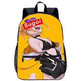 YOIYEN Wholesale Cartoon Backpack Teenager Sugoi Senpai Waifu Material School Bag For Boy And Girl