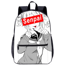 YOIYEN Wholesale Cartoon Backpack Teenager Sugoi Senpai Waifu Material School Bag For Boy And Girl