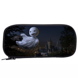 Wholesale The Little Ghost School Pencil Bag Cartoon Print Roomy School Pencil Box For Boy