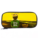 Wholesale Africa American Boys School Pencil Bag Cartoon Print Roomy School Pencil Box For Boy