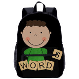 YOIYEN Wholesale Cartoon Backpack Teenager Africa American Boys School Bag For Boy And Girl