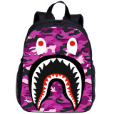 YOIYEN Wholesale Camouflage Shark Print Toddler Backpack Cartoon Cute Little Baby School Bag