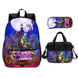 YOIYEN The Legend of Zelda School Bag Set Wholesale Cartoon Boy And Girl School Backpack 3 In 1