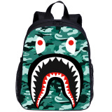 YOIYEN Wholesale Camouflage Shark Print Toddler Backpack Cartoon Cute Little Baby School Bag