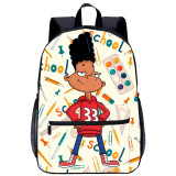 YOIYEN Wholesale Cartoon Backpack Teenager Africa American Boys School Bag For Boy And Girl
