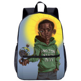 YOIYEN Wholesale Cartoon Backpack Teenager Africa American Boys School Bag For Boy And Girl