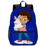 YOIYEN Wholesale Cartoon Backpack Teenager Africa American Boys School Bag For Boy And Girl