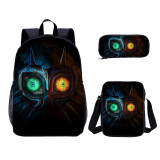 YOIYEN Wholesale 3 PCS School Bag The Legend of Zelda Cartoon Print Boy School Backpack Set