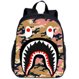 YOIYEN Wholesale Camouflage Shark Print Toddler Backpack Cartoon Cute Little Baby School Bag