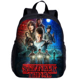 YOIYEN Stranger Things Print Kawaii Toddler Backpack Cartoon Style Little Baby School Bag