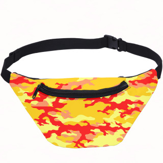 Camouflage Waist Bag Casual Sport Bum Bag For Women And Men
