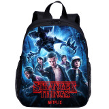 YOIYEN Stranger Things Print Kawaii Toddler Backpack Cartoon Style Little Baby School Bag