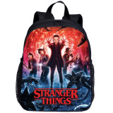 YOIYEN Stranger Things Print Kawaii Toddler Backpack Cartoon Style Little Baby School Bag
