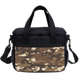 Camouflage Lunch Bag Anime Cartoon Kids Tote Thermal Bag For Boy And Girl