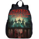 YOIYEN Stranger Things Print Kawaii Toddler Backpack Cartoon Style Little Baby School Bag
