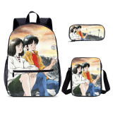 Wholesale Adachi Mitsuru Cross Game Boys School Backppack Set School Bag With Satchel For Kids