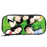Wholesale Adachi Mitsuru Cross Game School Pencil Bag Roomy School Pencil Box For Children