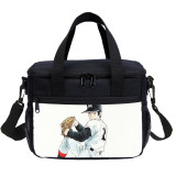 Adachi Mitsuru Cross Game Lunch Bag Moive Image Print Kids Tote Thermal Bag For Boy And Girl