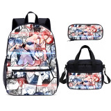 YOIYEN Cartoon Kuroko No Basketball School Bag Set Wholesale Boy And Girl School Backpack 3 In 1