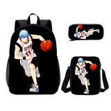 YOIYEN Wholesale 3 PCS School Bag Kuroko No Basketball Cartoon School Backpack Set Back To School Gift